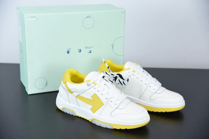 OFF WHITE™ C/O VIRGIL ABLOH OUT OF OFFICE LOW-TOP LEATHER SNEAKERS "OOO"