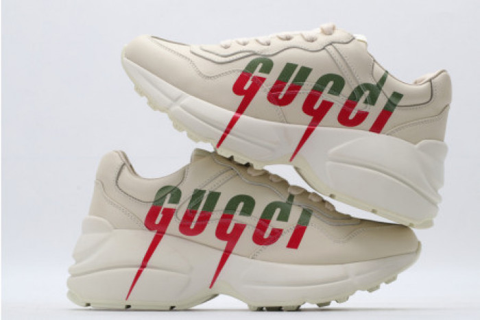 G*u*i rhyton leather sneaker